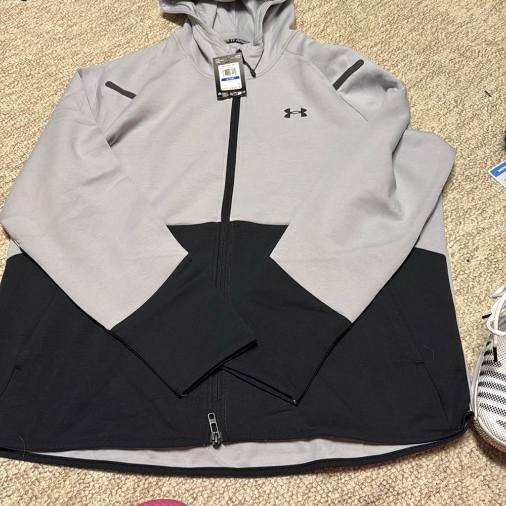 NWT Under Armour Unstoppable full zip fleece